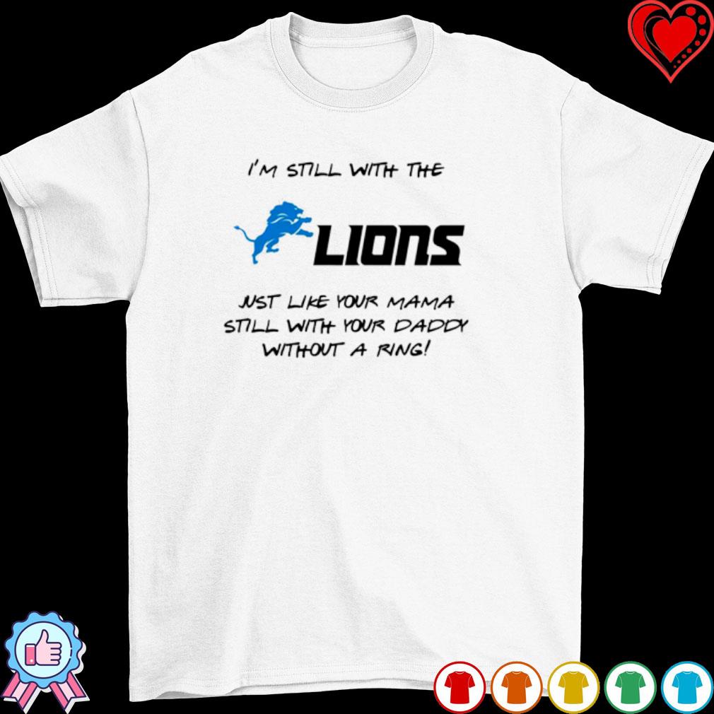 Detroit Lions Shirt for Women Men Lions Gift Idea for Dad 