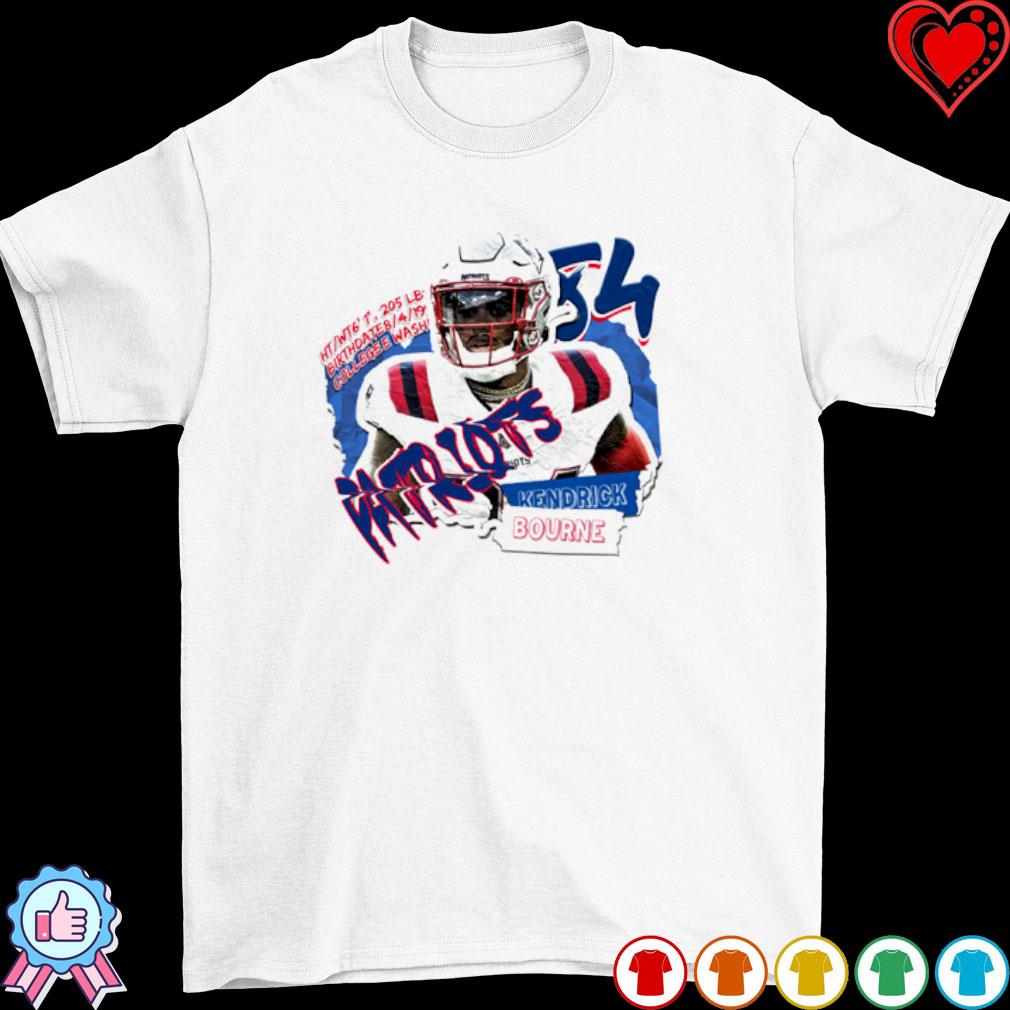 Kendrick Bourne 8 4 1995 New England Patriots football player paper poster  gift shirt, hoodie, sweater, longsleeve and V-neck T-shirt