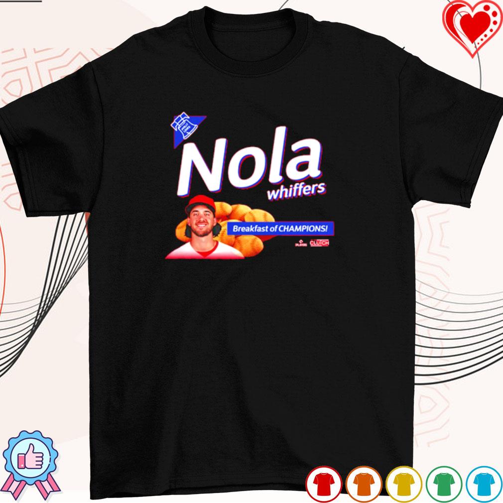 Nola Whiffers Aaron Nola Breakfast Of Champions Shirt, hoodie, sweater and  long sleeve