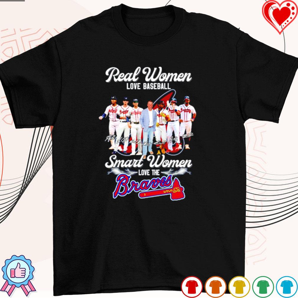 Nice real Women Love Baseball Atlanta Braves Unisex T Shirt - Limotees