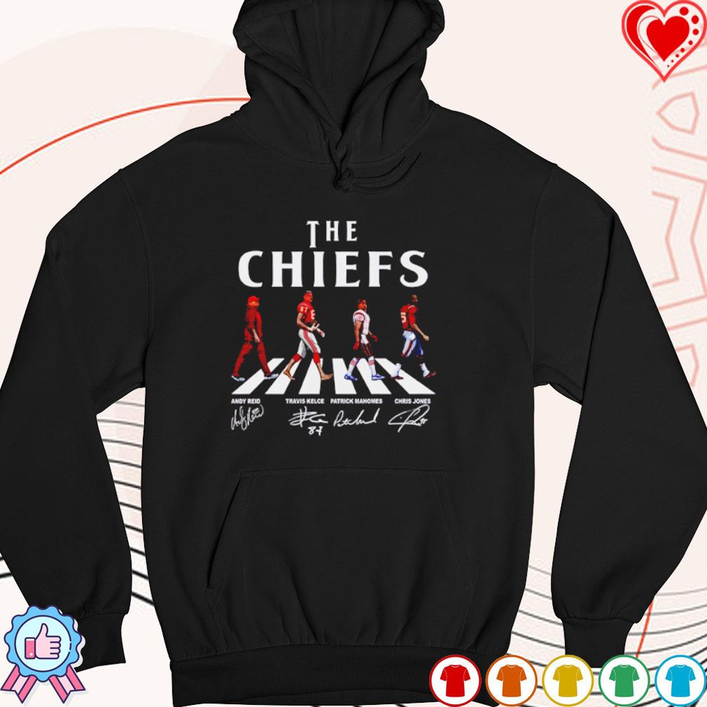 Funny hot the Chiefs abbey road Kansas city Chiefs signatures