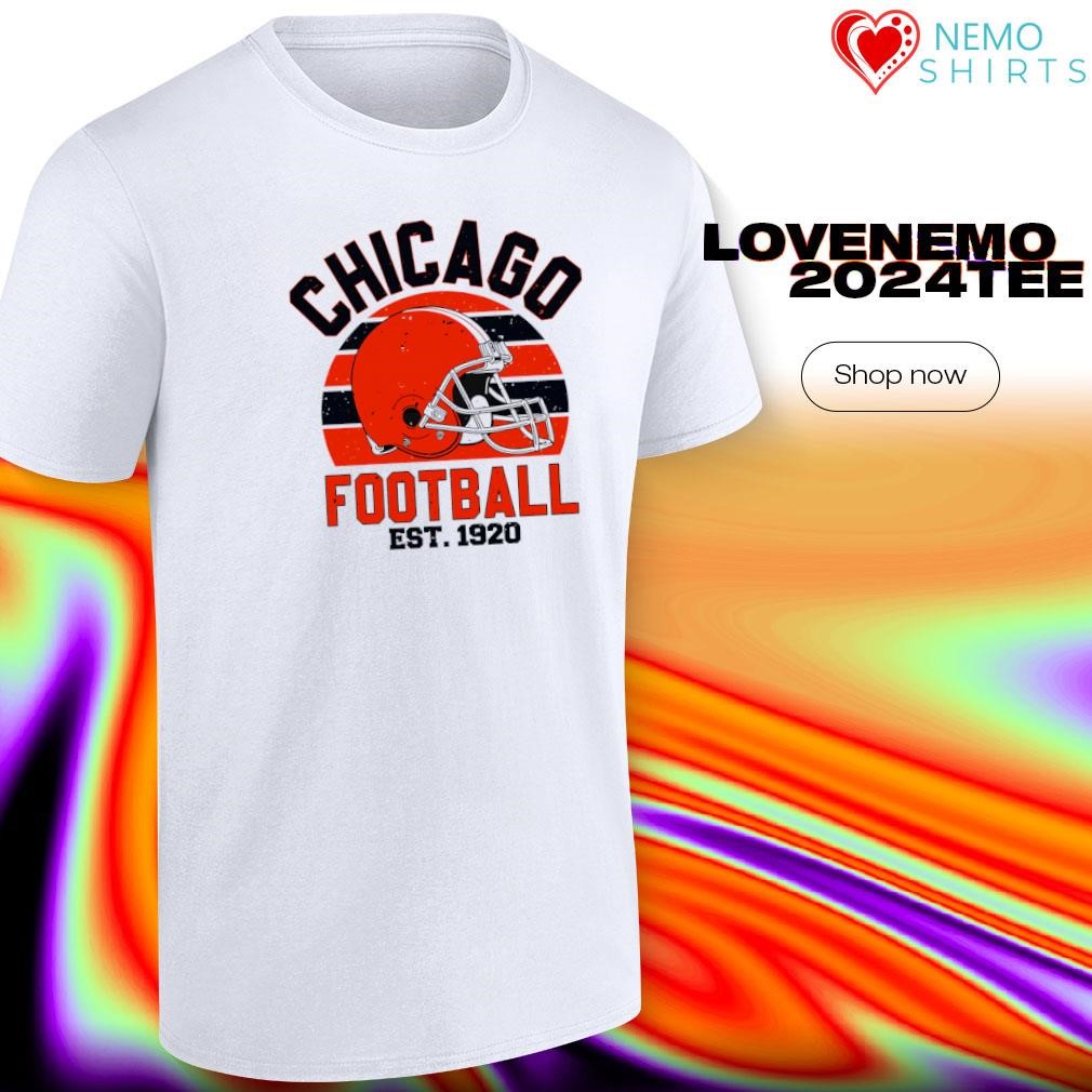 Chicago Football Est 1920 Team Supporter Retro shirt